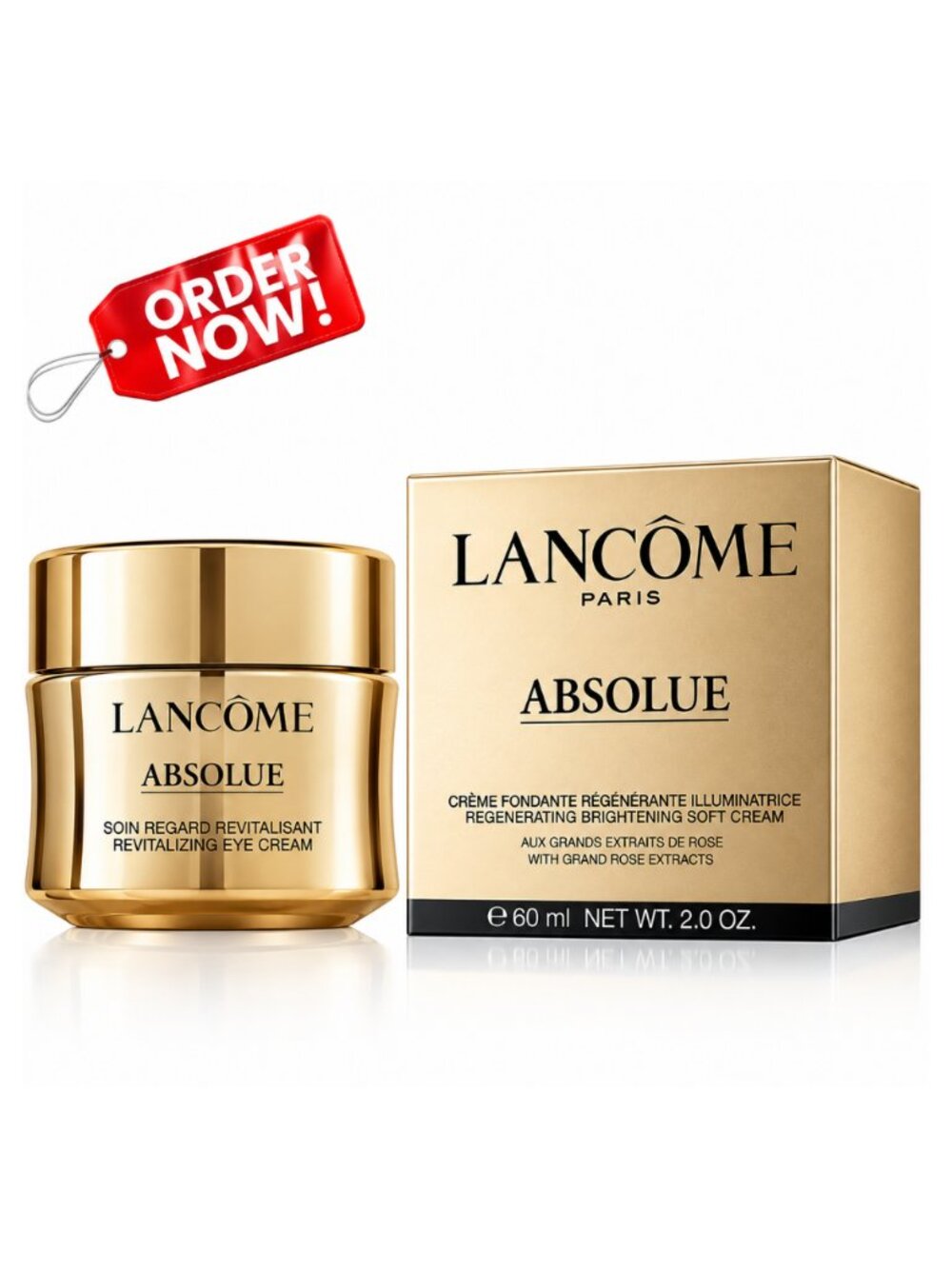 Lancome Absolue Regenerating soft cream with grand rose extract (60mL / 2oz) NEW
